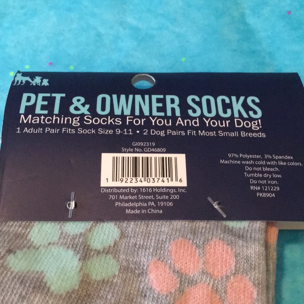 NWT Pet & Owner matching socks - Picture 3 of 5